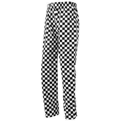 Image of Promotional Chefs Trousers With Large Black And White Check