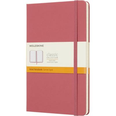 Image of Promotional Moleskine Large Classic Note Book With Hard Cover And Ruled Pages Pink