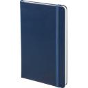 Image of Embossed Moleskine Large Classic Note Book With Hard Cover And Ruled Pages Sapphire Blue