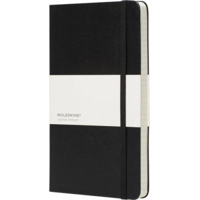 Image of Promotional Moleskine Large Classic Note Book With Hard Cover And Ruled Pages Black