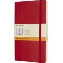 Image of Branded Moleskine Classic Large Notebook Soft Cover Ruled Pages Scarlet Red