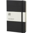 Image of Branded Moleskine Classic Large Notebook Hard Cover Plain Pages Black
