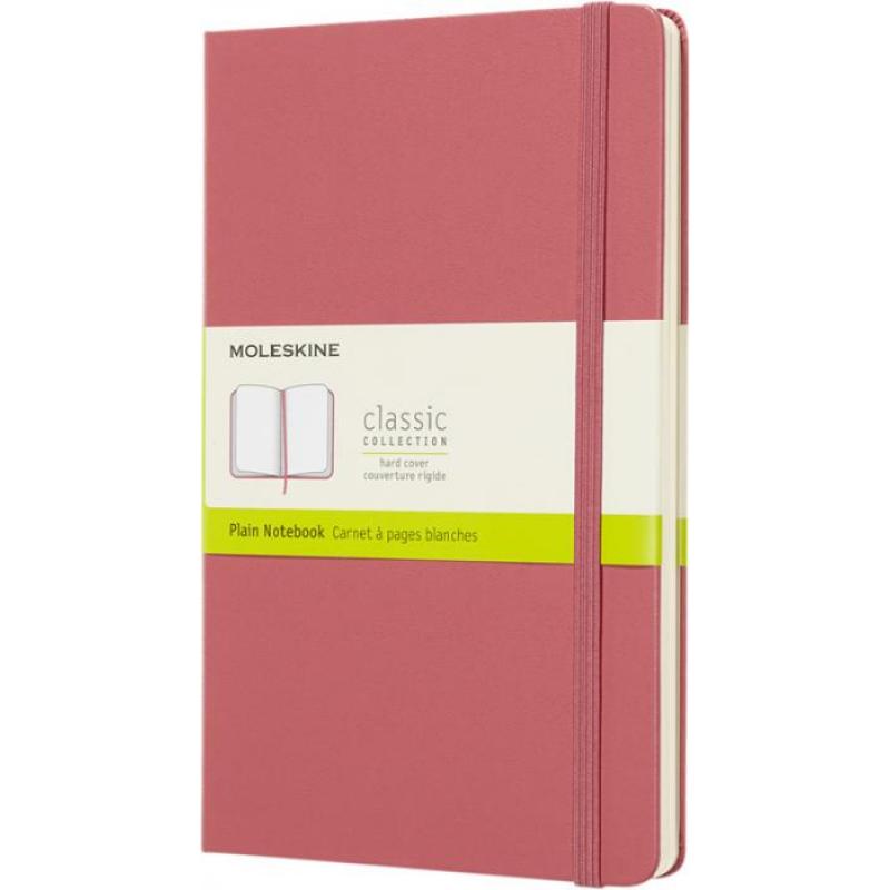 Image of Promotional Moleskine Classic Large Notebook Hard Cover Plain Pages Magenta Pink