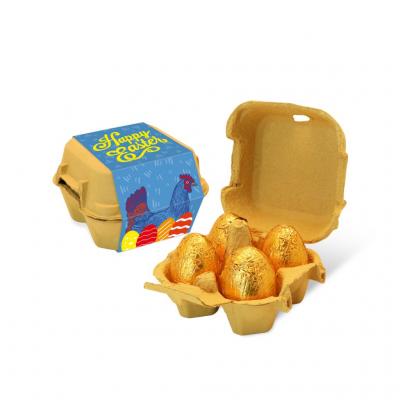 Image of Promotional Milk Chocolate Easter Eggs Presented In A Eco Egg Carton