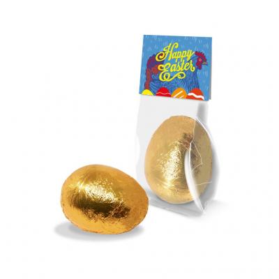 Image of Promotional Chocolate Easter Egg Presented In Eco Gift Bag
