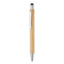 Image of Promotional Bamboo Stylus Pen With Chrome Fittings