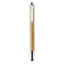 Image of Promotional Bamboo Stylus Pen With Shiny Fittings