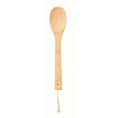 Image of Engraved Bamboo Salad Serving Spoon