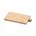 Image of Promotional Bamboo USB Credit Card Size 16GB