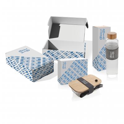 Image of Promotional Merchandise Gift Box With Lunchbox & Water Bottle
