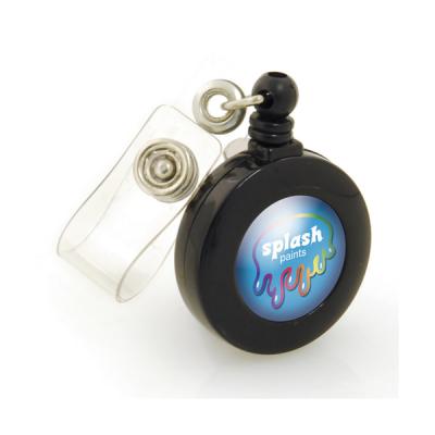 Image of Promotional Card Holder Pull Reel With Domed Printing