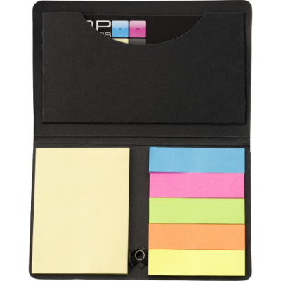 Image of Promotional Business Card Holder Wallet With Sticky Notes