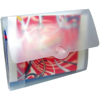 Image of Printed Document Folder Frosted White