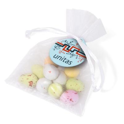 Image of Promotional Bag Filled With Chocolate Easter Speckled Eggs