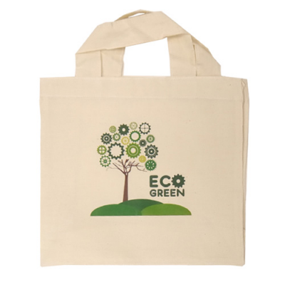 Image of Promotional Eco Cotton Bag 5oz Premium Lunch Bag Size