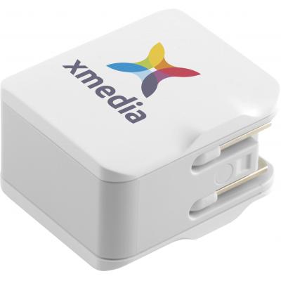 Image of Printed World Travel Adapter With USB