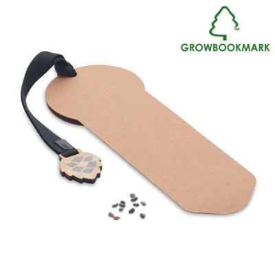 Image of Promotional  Growtree™ Bookmark With Infused Pine Seeds For Growing A Tree