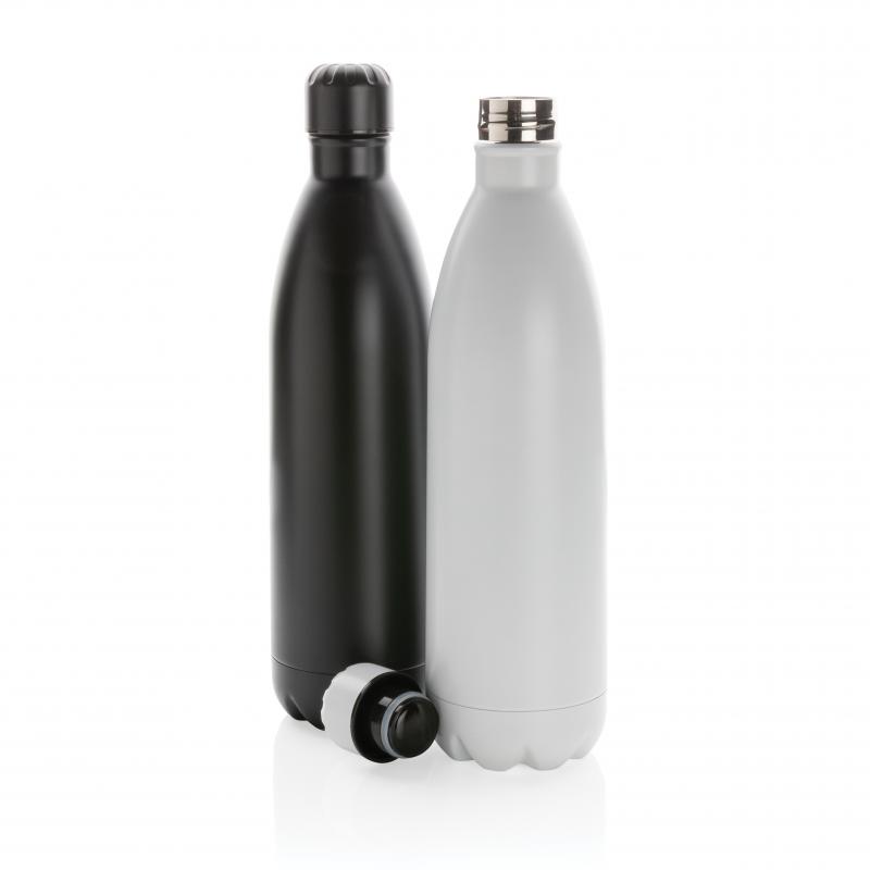 Image of Solid Colour Vacuum Stainless Steel Bottle 1L