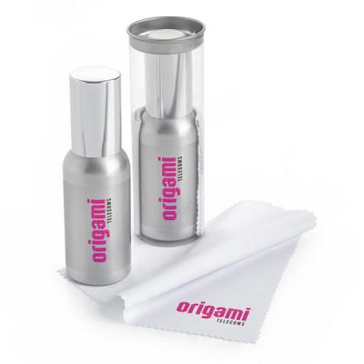 Image of Promotional Glasses And Screen Cleaner Set In Eco Bottle Made In The UK