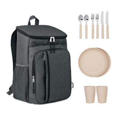 Image of Promotional Picnic Set In Recycled Cooler Backpack