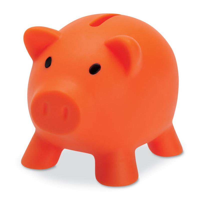 Image of Promotional Piggy Bank Orange