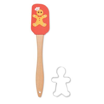 Image of Promotional Christmas Cookie Gift Set With Spatula and Cookie Man Cutter