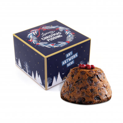 Image of Promotional Christmas Pudding In Branded Gift Box