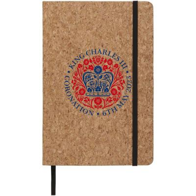 Image of Promotional Eco King Charles Coronation Notebook Cork