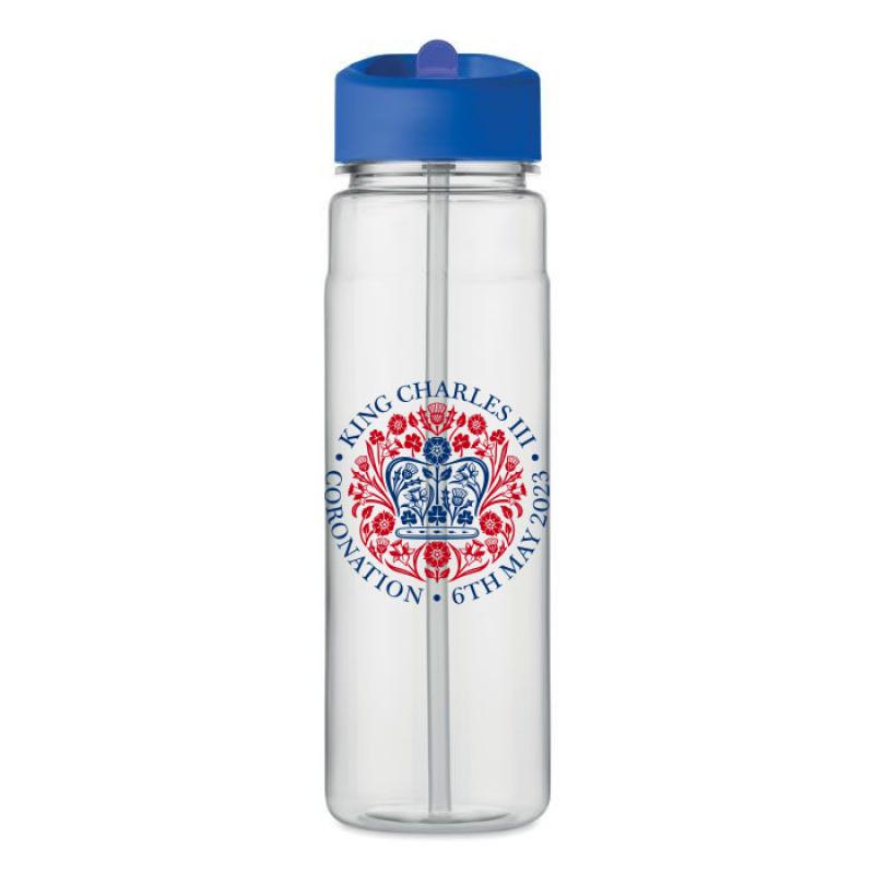 Image of Promotional Water Bottle Printed With The Official Coronation Emblem