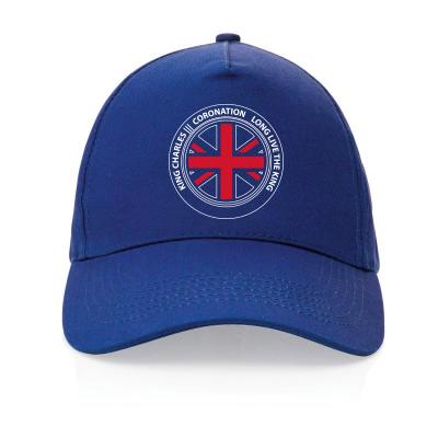 Image of Printed King Charles Coronation Recycled Baseball Cap