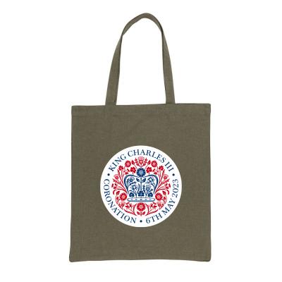 Image of King Charles Coronation Promotional Tote Bag Impact AWARE™ Recycled Cotton Tote Bag