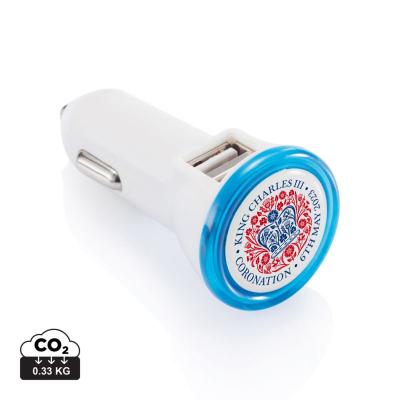 Image of King Charles Coronation Promotional USB CAR charger Powerful Dual Port Car Charger