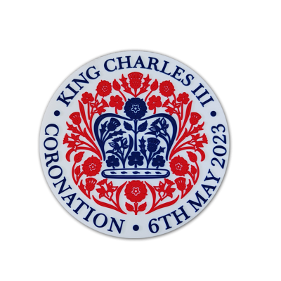 Image of King Charles Coronation Promotional Drinks Coaster