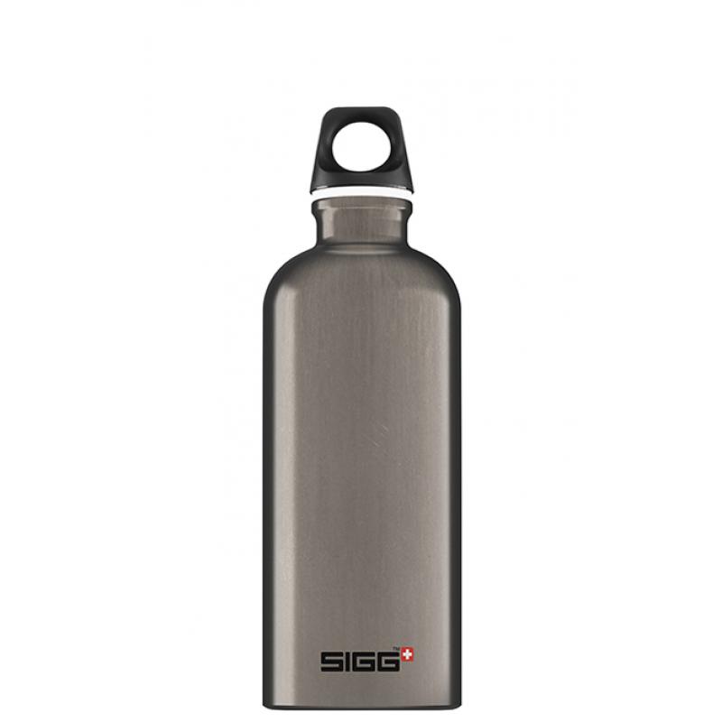 Image of Promotional SIGG Traveller Metal Water Bottle Smoked Pearl 0.6L