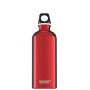 Image of Branded SIGG Traveller Metal Water Bottle Red 0.6L