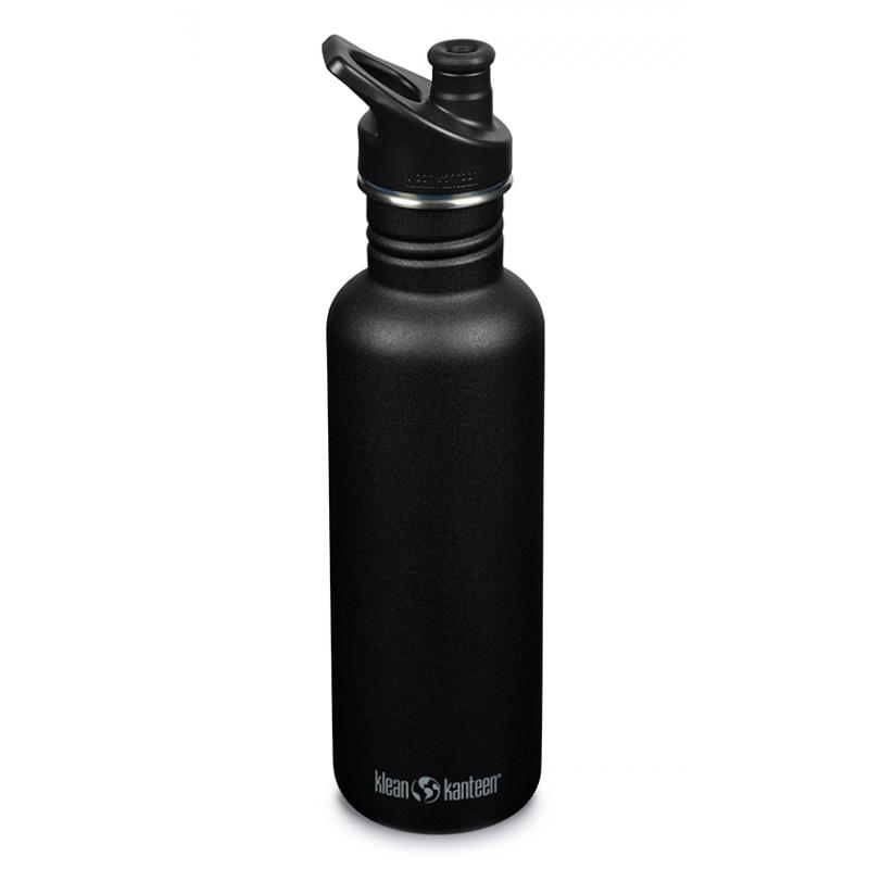 Image of Promotional Klean Kanteen Classic Bottle 800ml Stainless Steel Black