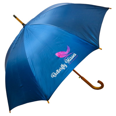 Image of Classic Wood Crook Umbrella