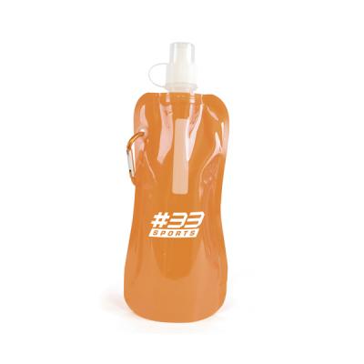 Image of Foldable Water Bottle With Carabiner Clip