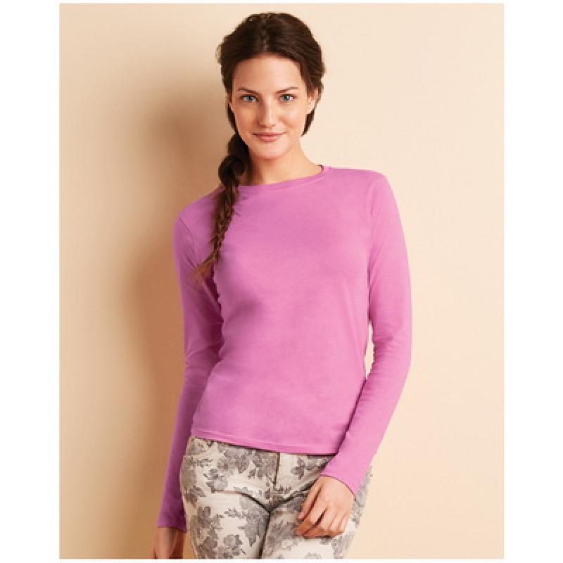 Image of Gildan Ladies Softstyle Long Sleeve T Shirt