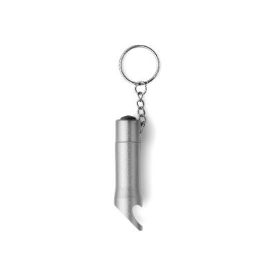 Image of Metal Keyring with Bottle Opener and Torch
