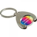 Image of Wishbone Trolley Coin Keyring Full Colour Print