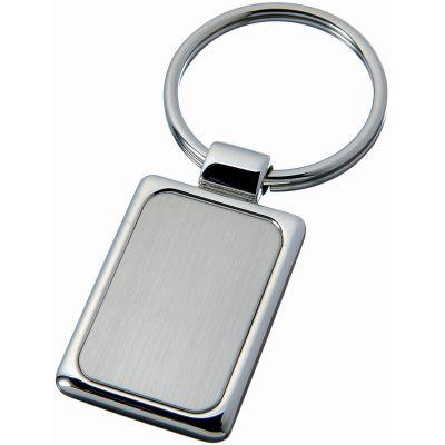 Image of Sergio rectangular metal keyring