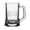 Image of Large Plain Straight Sided Glass Tankard 670ml