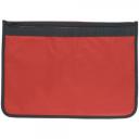 Image of Nylon Document Wallet - Red / Black Edging 