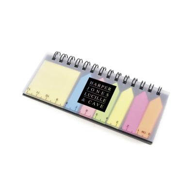 Image of Blackrod Wirebound Notepad of sticky notes and tabs