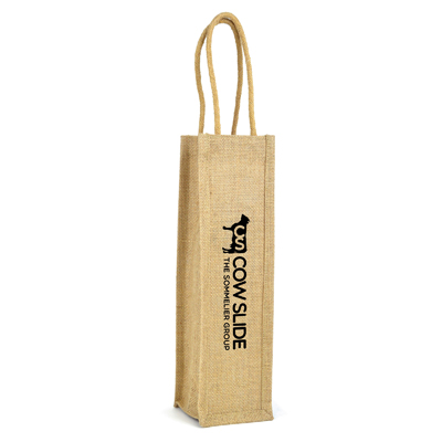 Image of Jute Bordeaux Wine Gift Bag 