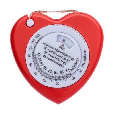 Image of Heart shaped BMI tape measure