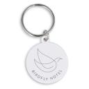 Image of 30mm Round Keyring Recycled