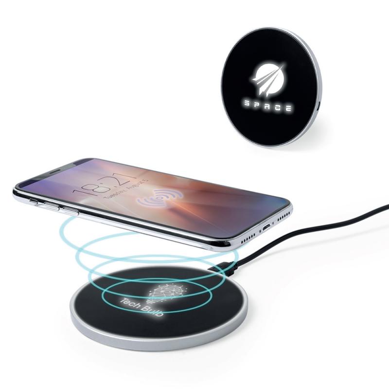 Image of Brizem Wireless Charger with Light Up Logo