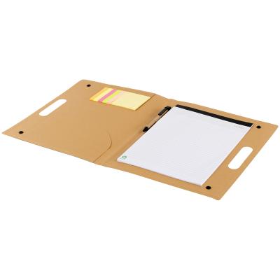 Image of Cardboard Conference Folder Pen & Notepad